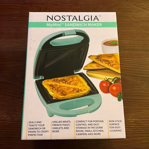 Nostalgia Kitchen Mymini Sandwich Maker Nwt Poshmark